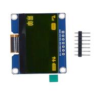 YUKOFE Modulo display IPS da 7 pin da 1,54 pollici in materiale organico Eccellente macchina per l'automazione del display 3,3 V-5 V (MRC129B Giallo)