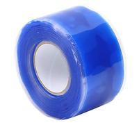 YUKOFE Nastro autoadesivo in silicone industriale ignifugo Nastro isolante per alte temperature per alimentazione Navi aerospaziali Treni Ferrovie Blu 0,5 mm x 25 mm x 3 metri