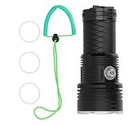 YUKOFE Torcia subacquea IPX8 impermeabile 80M Torcia subacquea XHP70.2 LED Lampada subacquea Professionale