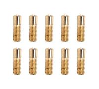 YUKOFE Viti di montaggio per pickup in metallo Confezione da 12 viti per pickup per chitarra elettrica con filettatura M5 16,5 mm di lunghezza Hardware color oro ruggine per accessori di