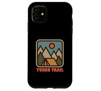 Yukon Trail Nature Vacation Backpacking Souvenir Custodia per iPhone 11