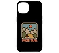 Yukon Trail Nature Vacation Backpacking Souvenir Custodia per iPhone 13