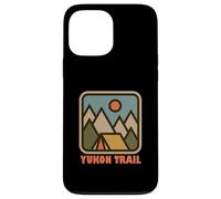 Yukon Trail Nature Vacation Backpacking Souvenir Custodia per iPhone 13 Pro Max