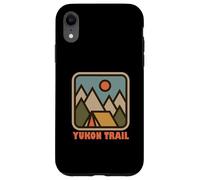 Yukon Trail Nature Vacation Backpacking Souvenir Custodia per iPhone XR