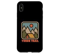 Yukon Trail Nature Vacation Backpacking Souvenir Custodia per iPhone XS Max