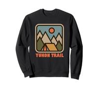 Yukon Trail Nature Vacation Backpacking Souvenir Felpa