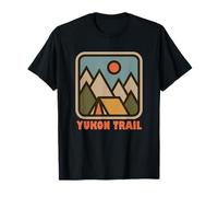 Yukon Trail Nature Vacation Backpacking Souvenir Maglietta