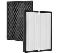 Yulado FY2420/30 FY2422/30 Filtro di Ricambio,Filtro Purificatore Aria,Compatibile con Purificatore D'aria Philips AC2882,AC2887,A2889,AC3829,serie 2000 e 3000,1 filtro HEPA 1 filtro ai carboni attivi