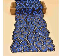 Yulakes, nastro di pizzo elasticizzato, stile vintage, per decorazioni, larghezza 18 cm, lunghezza 4,5 m