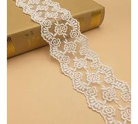 Yulakes - Nastro in pizzo di cotone, 7 cm, vintage, per cucito, artigianato, matrimonio, scrapbooking, confezione regalo