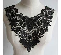 Yulakes Ricamo Collo Pizzo Collare Inserti Decorare Applique Patch Trim per Abito Fai da Te