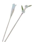 Yulan - Fermaglio per capelli da donna con fiore e nappa