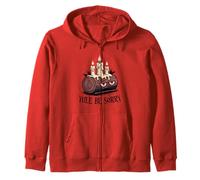 Yule Be Sorry - Tronchetto di Natale con Scritta in Lingua Inglese Be Sorry Felpa con Cappuccio