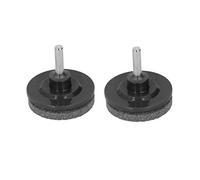 YULEESIYIP Lot de 2 affûteurs de Lames de tondeuse à Gazon en Acier inoxydable ABS, accessoires pour Jardin et Cour (Schwarz)