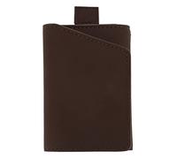 YULEESIYIP Slim Minimalista de cuero de cuero portátil Purso Portable Multi -Función Billetera para hombres Material compacto Material práctico suave (Café)