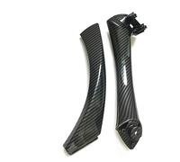YULEGUDI Auto Maniglia Porta per Serie 3 E90 E91 E92 316 318 320 325 328i Maniglia per Porta Interna Sinistra Destra con Rivestimento della Copertura(Carbonfiber Left)