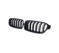 YULEGUDI Griglia Calandra Anteriore per BM&W per 3 Serie F30 F31 F35 320i 325i 328 2012-2018 2019 Racing Grill Auto Griglia Anteriore Pianoforte Nero Doppia Linea Rene Griglia(Nero Opaco)