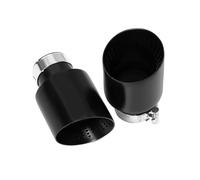 YULEGUDI Terminale di Scarico per VW per Golf 7 MK7 GTI per Golf R 1 Pezzo in Acciaio Inox Terminale di Scarico Singolo Terminale di Scarico Universale da 63 Mm(ID54MMOD101MM)