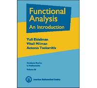 Yuli Eidelman Vitali Milman Antonis Tsolomi Functional Analy (Copertina rigida)