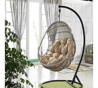 YULIAN Yuany Dondolo Uovo Cuscino Sedia con Sospensione Poltrona pensile Appeso Nido Stretto Addensare sospeso Back To Patio Giardino, 90,12 Mila Centimetri Grande Vendita (Senza Poltrona),RI
