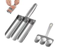 YULIAO Kitchen Polpette Maker, Macchina per Polpette Antiaderenti, Meatball Scoop Maker, Creativa Macchina per Polpette da Cucina, Macchina per Polpette Tripla, Paletta per Polpette Strumenti Manuali