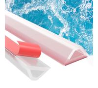 YuLiMirich Striscia protettiva per doccia, autoadesiva, trasparente, in silicone, per vasca da bagno e cucina, 2 m