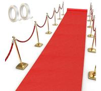 YuLiMirich VIP Event - Tappeto rosso con nastro, per matrimoni, feste, corridoio, 1 x 10 m