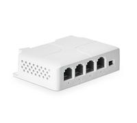 YuLinca Extender PoE a 4 porte con 1 PoE in 3 PoE Out, IEEE 802.3 af/at 30 W PoE ripetitore con 10/100 Mbps, parete e switch Din Rail Mount PoE Passthrough