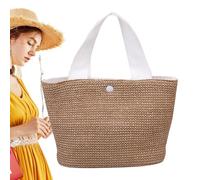 Yulokdwi Borsa Spiaggia Paglia,Borsa Grande Paglia | Antisabbia Boho Portafoglio a Tracolla per Feste in Piscina Crociera Festival Musicale Vacanze Matrimonio Viaggi Palestra Scuola