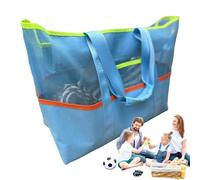 Yulokdwi Borsa Tote in Mesh per Spiaggia | Borsa Shopping Viaggio in Tela Mesh - Borsello Impermeabile Trasportabile a Spalla per Lavoro Palestra Viaggio Scuola Vacanza Piscina Shopping