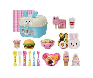 Yulokdwi Gioco di imitazione: Set per nutrire - Set Gioco di Cibo per Immaginazione per Educazione Prescolare | Interattivo per Nutrire - per Bambine Regalo Compleanno Casa Scuola Materna Asilo