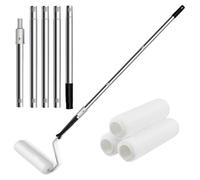 Yulokdwi Kit Rullo Per Pittura, Set Rullo Verniciatura e Pennelli per Pareti, Set Attrezzi con Coperchi Sostitutivi per Latex Smalto Mobili Casa, Miglioramento Casa Interno Esterno Soffitto Pavimento