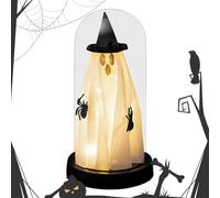 Yulokdwi La Decorazione del Fantasma per Halloween | Fantasma Spaventoso con Luce LED per Tavolo,Decorazioni Spettrali per Casa, per Feste da Interno come Cucina e Tavoli