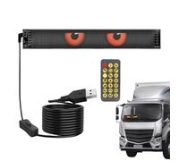 Yulokdwi Occhi Per Parabrezza Auto - Insegna LED Programmabile Flessibile | Esterni Veicoli per Barre SUV RV Vetro Eventi Feste Negozi