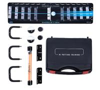 Yulokdwi Putting Green | Attrezzo per Allenamento con Putter - Set Portatile Interno per Garage Giardino Spiaggia Viaggio Uomini Donne