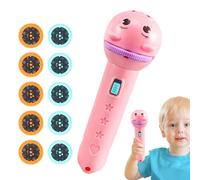 Yulokdwi Torce Proiettore per Bambini,80 Disegni Torcia Proiezione Bimbi - con 10 Dischi Lampada Portatile per Giochi Educativi Interattivi Teatro delle Raccontare Storie