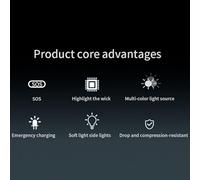 Yulokdwi Torcia Elettrica LED Da Portachiavi - Portatile Multifunzionale,Torcia A LED Portachiavi Per Campeggio All'Aperto | Per Camminare Di Notte Pescare Campeggiare Escursionismo Viaggiare Leggere