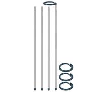 Yulokdwi Tutori Per Piante Da Interno - Tutore Estensibile per Monstera - 4 Pezzi Giardinaggio Interno Esterno Resistenti alle Intemperie per Fiori Rose in Vaso - Interni Esterni