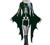 YULONGESS Halloween Abito Da Donna Medievale Curvy Costumi Di Halloween Elegante Vintage Vestito Da Steampunk Horror Cosplay Costume Da Strega Rinascimentale Sexy Abito Da Vampiro