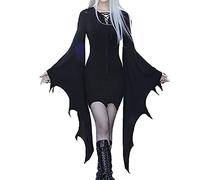 YULONGESS Vestito Medievale Donna Vintage Medievale Costumi Di Halloween Elegante Curvy Vestito Da Steampunk Cosplay Rinascimentale Abito Da Vampiro Horror Sexy Costume Da Strega