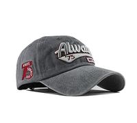 YULOONG Berretto da Baseball Vintage Cappello da Sole in Cotone Ricamo Moda Sempre Berretto Estivo da Esterno di New York City Unisex Grigio