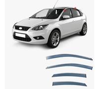 yuluxlh Frangivento per finestrini Laterali Auto per Ford Focus 2005-2020 2021 2022 2023, Parasole Finestrino Visiera Dell'Auto Parapioggia Finestra Laterale Accessori
