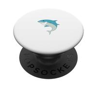 Yum! I Love Vegans! Divertimento Vegetariano Shark Nuoto, Uomo/Donna PopSockets PopGrip Adesivo