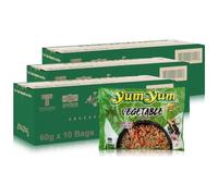 Yum Yum 30 confezioni di pasta istantanea alle verdure, 60 g