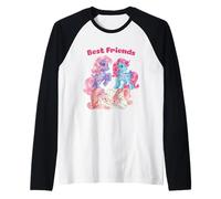 Yum Yum Cuore Tooth Dolce Migliori Amici Maglia con Maniche Raglan