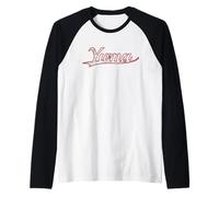 Yuma Arizona Sun Belt Vintage Varsity Distressed Throwback Maglia con Maniche Raglan