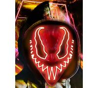 yumcute Halloween LED Maschere, Horror Maschera di spurgo a LED, Leggero Divertente Maschere, comoda Carnevale Maschera con 3 modalità di Lampeggiamento per Halloween Cosplay Feste del Costumi