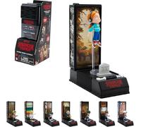 YuMe 15099 - Capsula Upside Down di Stranger Things, 1 di 8 mini figure con walkie-talkie, figura da collezione con supporto da esposizione, merchandising Netflix per i fan della serie