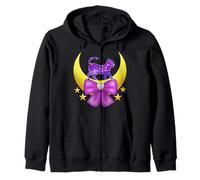 Yume Kawaii Space Moon Cat Pastel Goth Abbigliamento e Regali Felpa con Cappuccio