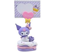 Yume Sanrio Kuromi Party Time Memo Stand - Gothic Kawaii Cake Design con Clip | Sanrio Accessori & Regali Hello Kitty per ragazze